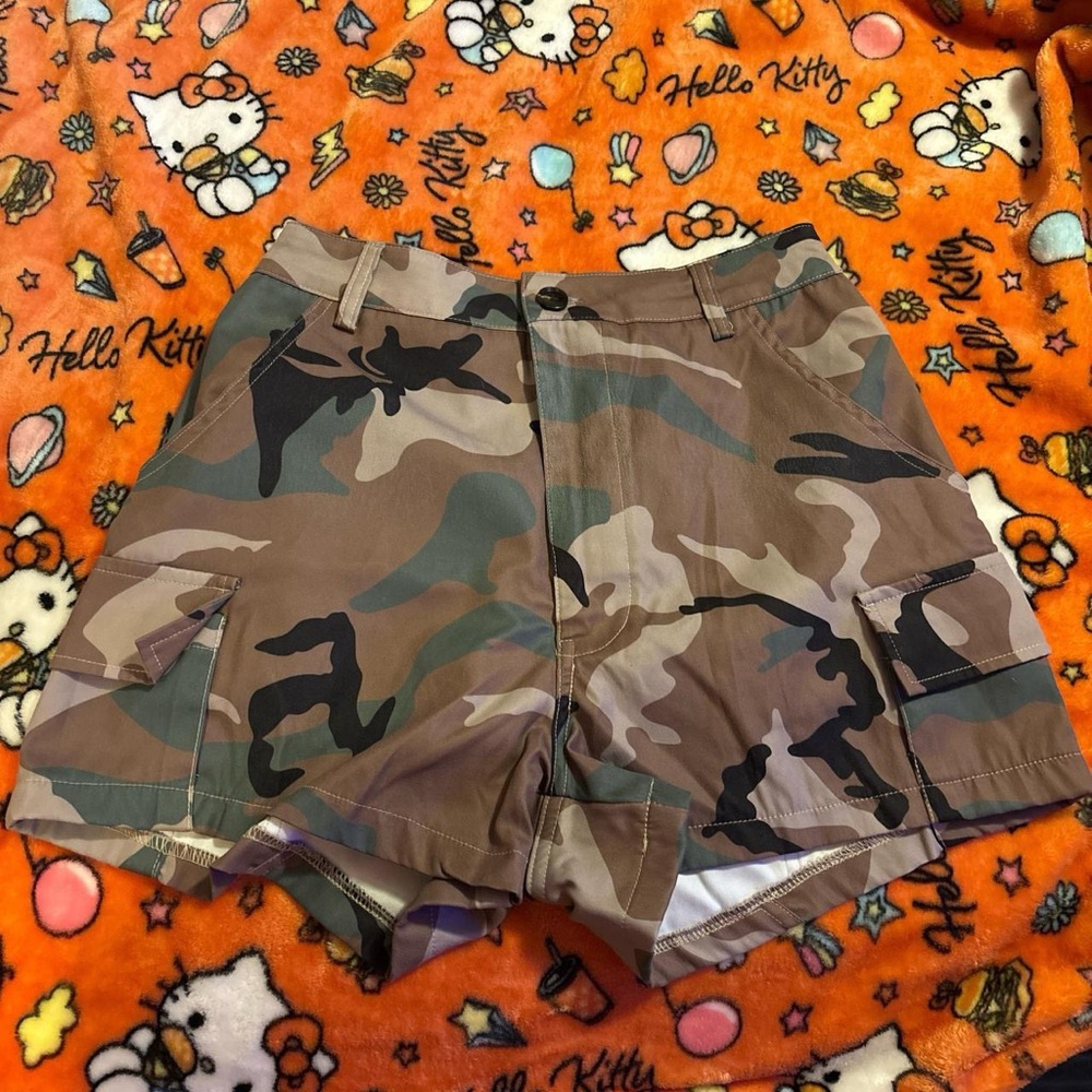 Camouflage Cargo Shorts